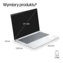 Laptop HP EliteBook 8 G2a 16 WUXGA Ryzen AI 7 PRO 450 32GB 1TB SSD W11P