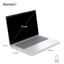 Laptop HP EliteBook X G2a 14 2.8K Ryzen AI 9 HX Pro 470 32GB 1TB SSD W11P