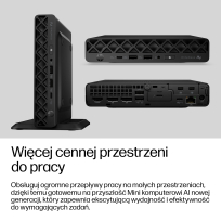 Komputer HP EliteDesk 8 Mini G2a Ryzen AI 5 PRO 440 16GB 512GB W11P