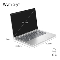 Laptop HP ProBook 4 G2a 14 WUXGA Ryzen AI 5 435 24GB 512GB SSD W11P