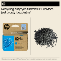 Tusz HP 924e EvoMore Cyan Original Ink Cartridge