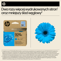 Tusz HP 924e EvoMore Cyan Original Ink Cartridge