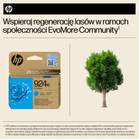 Tusz HP 924e EvoMore Cyan Original Ink Cartridge