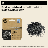 Tusz HP 937e EvoMore Black Original Ink Cartridge