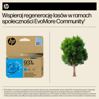 Tusz HP 937e EvoMore Cyan Original Ink Cartridge