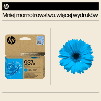 Tusz HP 937e EvoMore Cyan Original Ink Cartridge