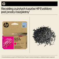Tusz HP 937e EvoMore Magenta Original Ink Cartridge