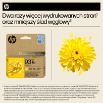 Tusz HP 937e EvoMore Yellow Original Ink Cartridge