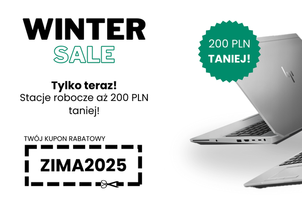 PROMOCJA: WINTER SALE – Zyskaj 200 PLN na stacje robocze HP Z i ZBook!