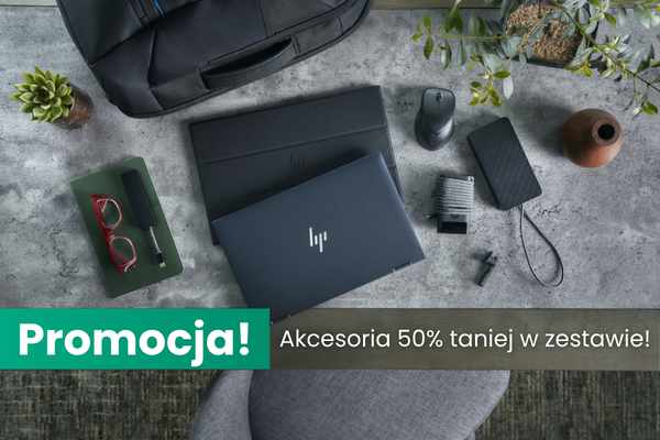 Promocja HP: Akcesoria z 50% rabatem do każdego laptopa