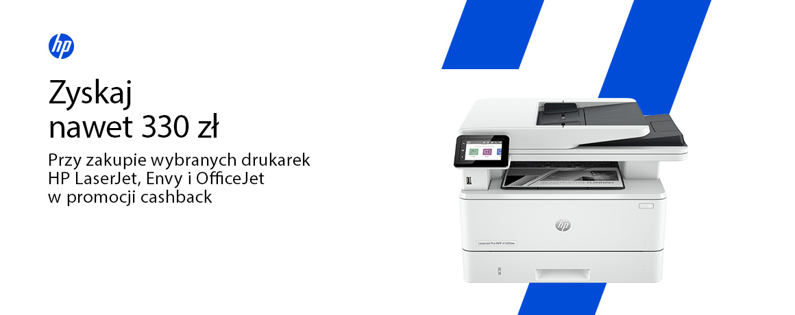 Nawet 330 zł zwrotu za zakup drukarki HP