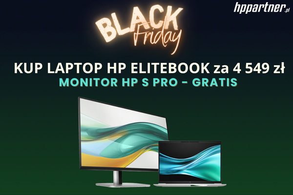 Black Friday - Laptopy HP EliteBook 840 i 860 G11 z monitorem GRATIS!