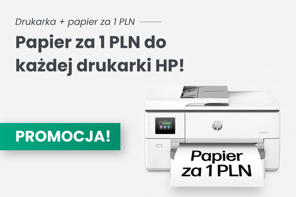 Kupujesz drukarkę HP? Odbierz ryzę papieru za 1 PLN na start!